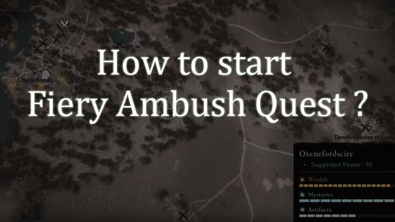 AC Valhalla Fiery Ambush Quest Location