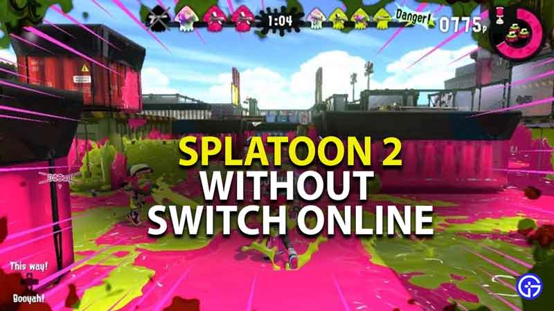 can you play splatoon 2 without nintendo online
