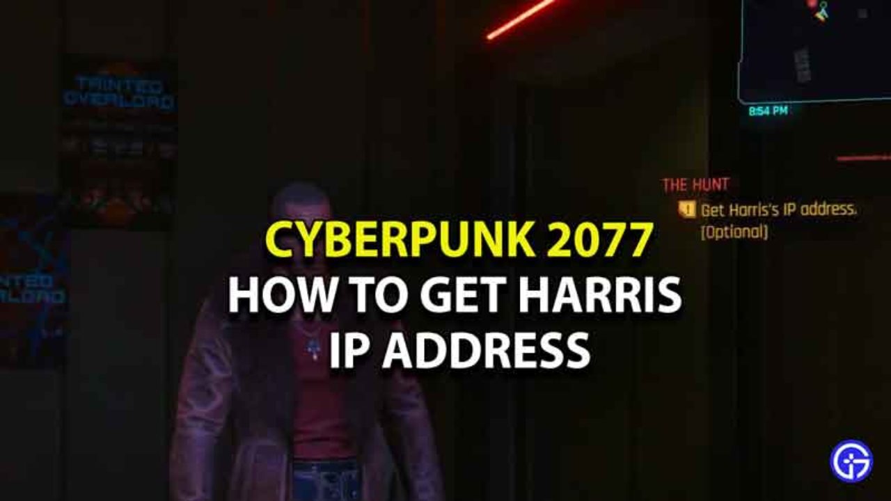 Cyberpunk 2077 How To Get Harris Ip Address The Hunt Side Job - how to ip grab roblox
