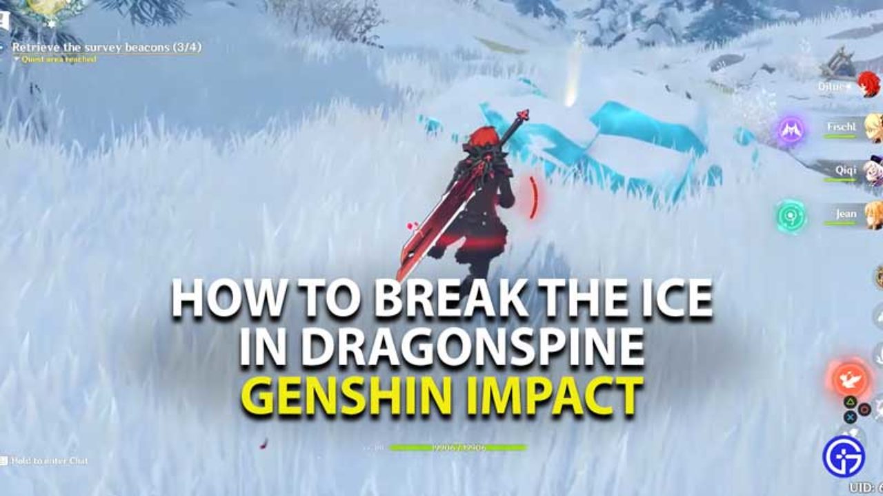 How To Break The Ice In Dragonspine In Genshin Impact How To Melt Ice