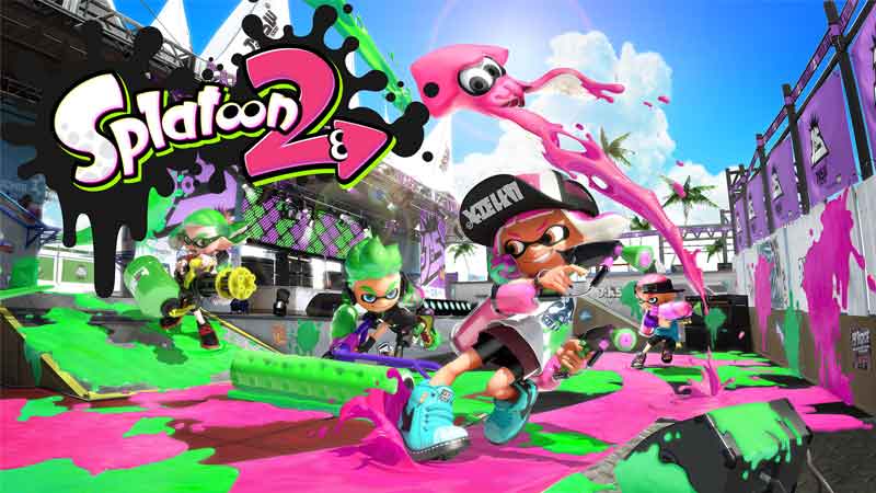 can you play splatoon 2 on switch lite
