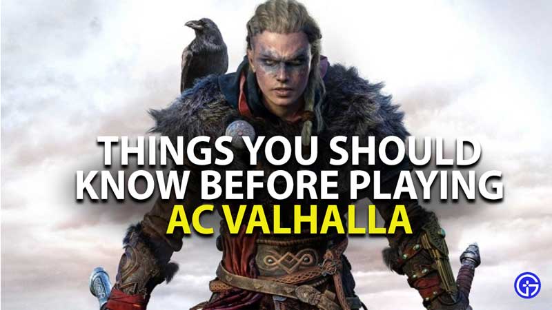 things you must know before playing assassins creed valhalla