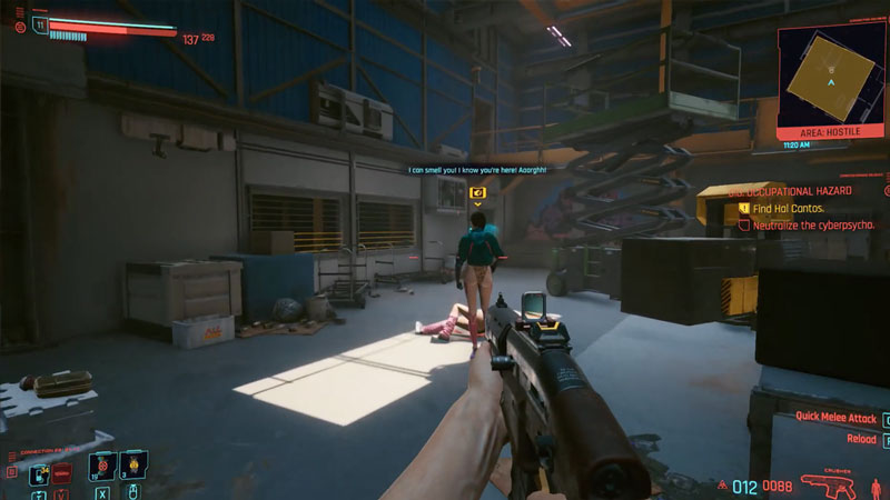 where to find hal cantos in cyberpunk 2077 in occupational hazard gig