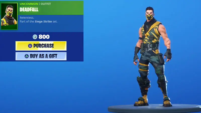 Deadfall Skin Fortnite