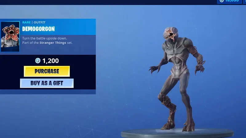 Demogorgon Rarest Skins Fortnite