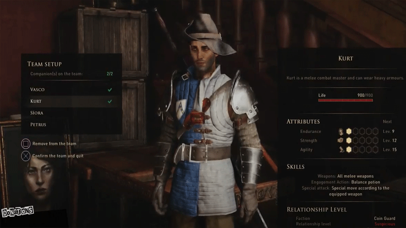 GreedFall Change Party Guide