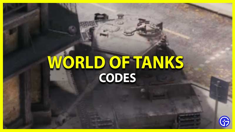 World Of Tanks Codes List