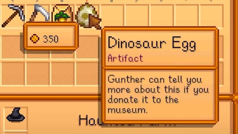 can you donate dinosaur egg stardew valley