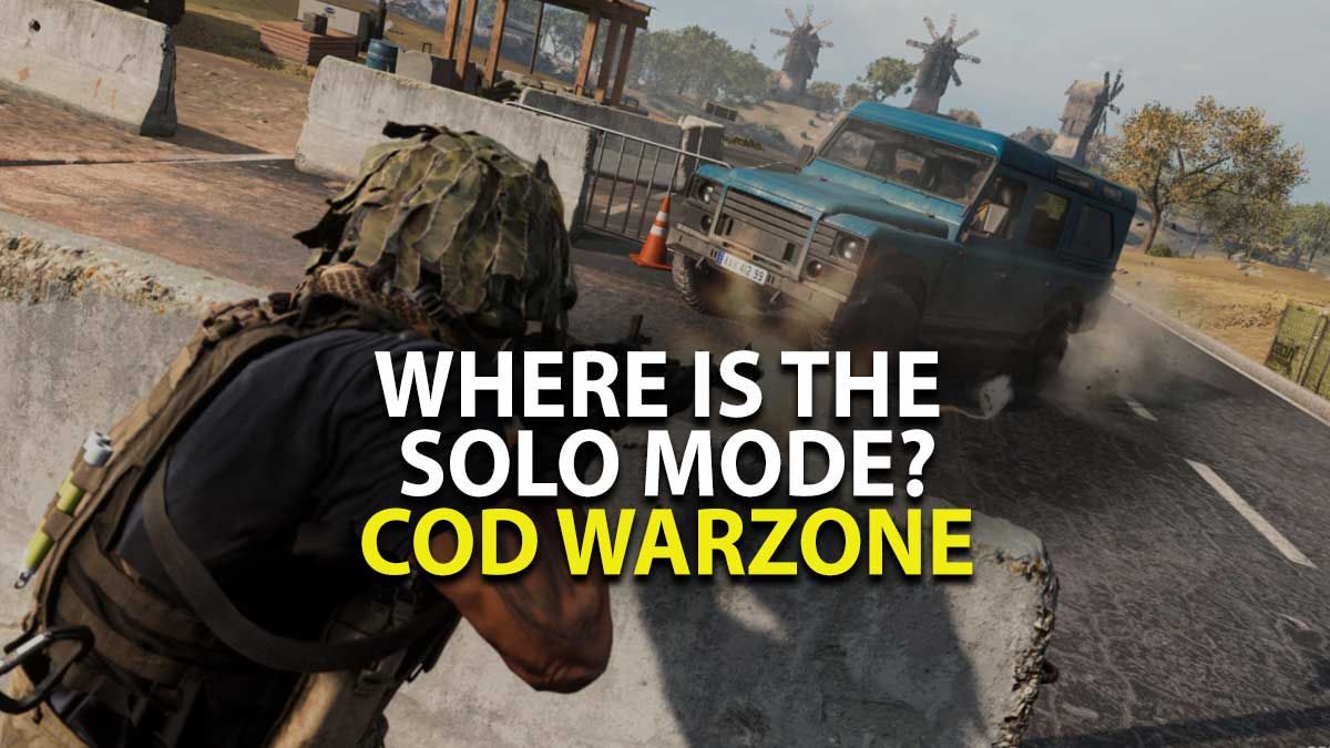 Where is COD Warzone Solo Mode?