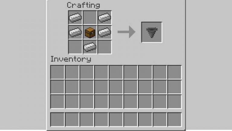 Minecraft How To Craft A Hopper How To Use A Hopper