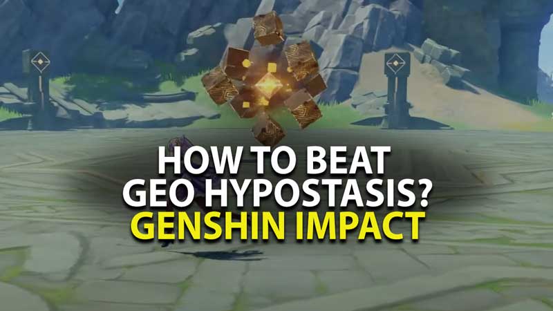 Geo Hypostasis Boss fight