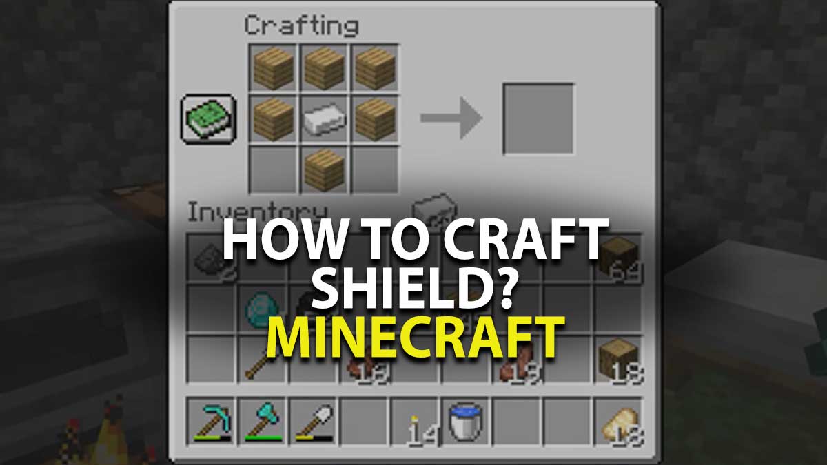 how to craft shield minecraft