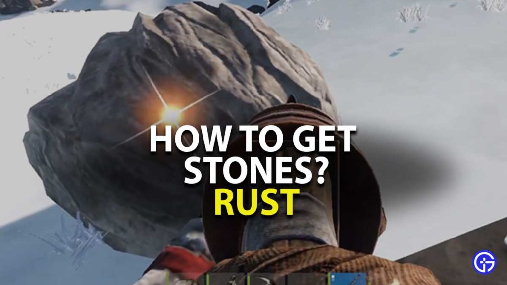 how to find stones in rust