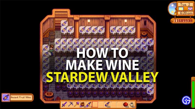 How To Make And Sell Wine In Stardew Valley