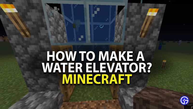 Minecraft Water Elevator Guide