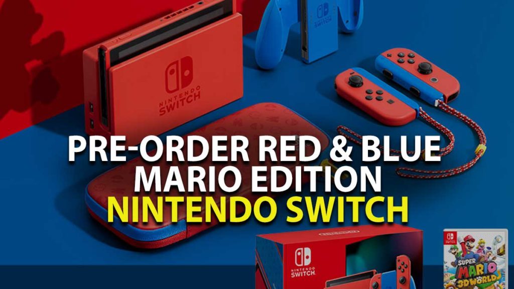 Nintendo Switch Red and Blue