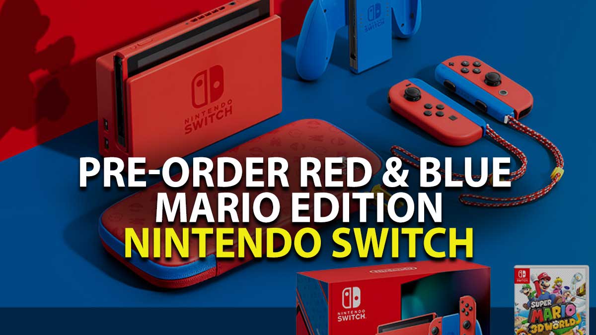 Nintendo Switch Red and Blue