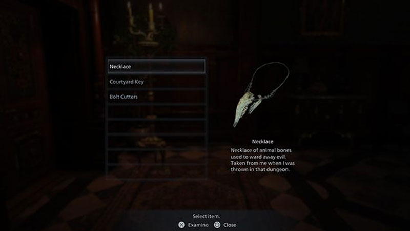 how to use resident evil mail demo necklace