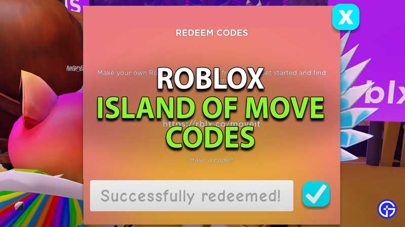 Roblox Island Of Move Codes (December 2023) - Build It