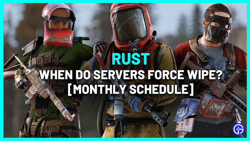 rust console edition pc force server wipe time