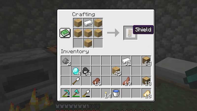 Minecraft Shield Crafting