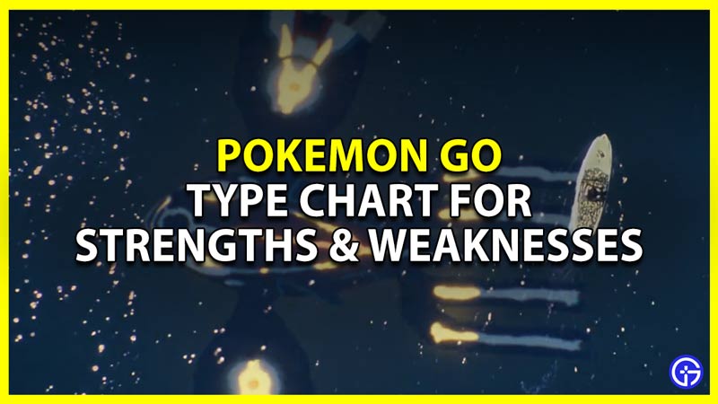 Pokemon GO Type Chart - Strength and Weakness 