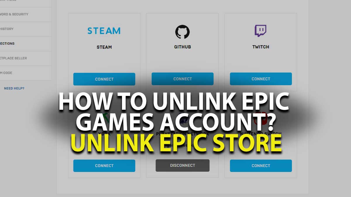 Unlink Epic Store Account Guide