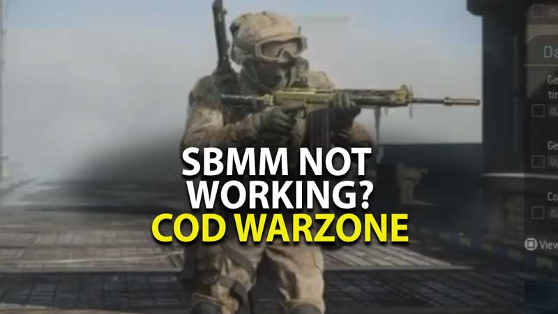 Warzone SBMM Not Working