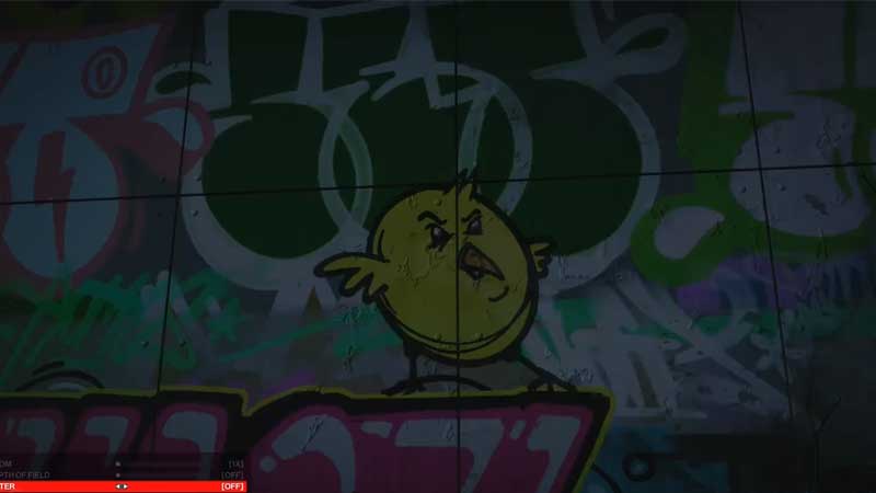 yellow bird graffiti 3