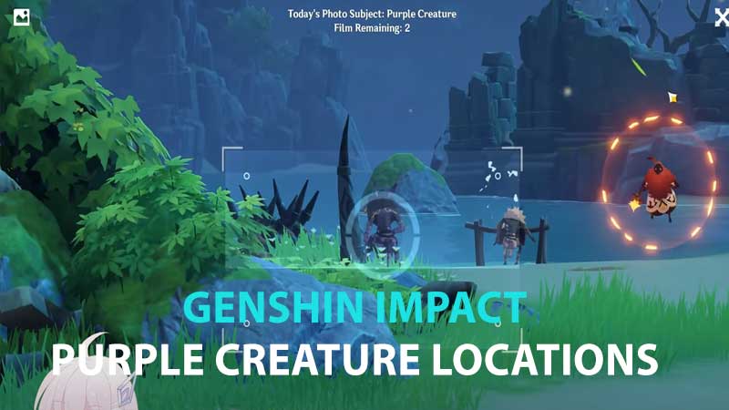 Genshin Impact Purple Creature Locations