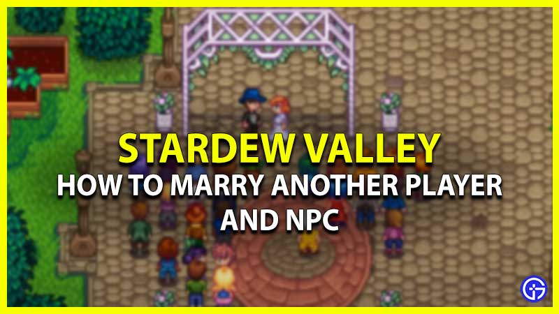 How To Marry Another Player In Stardew Valley