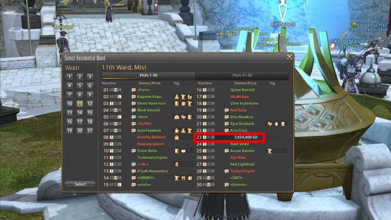 How to get a House in Final Fantasy 14