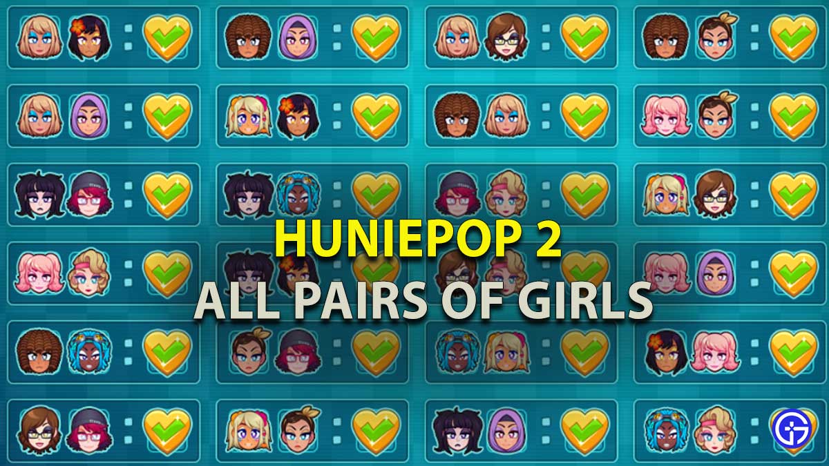 Huniepop 2 all characters