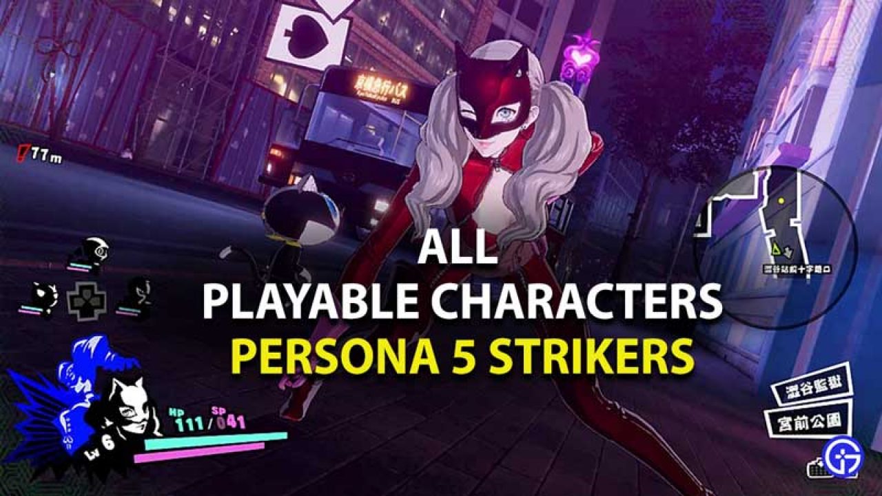 Persona 5 Strikers All Characters List All P5s Playable Characters - roblox mokato persona 5