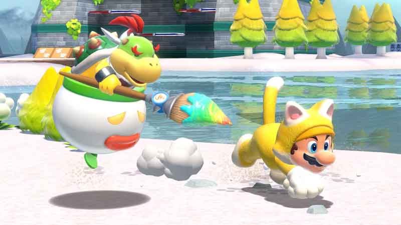 how to change clothes and outfits in super mario 3d world bowser's fury