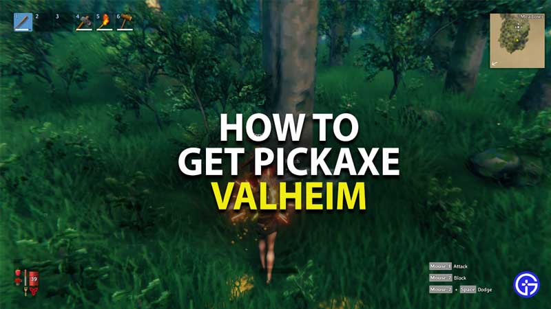 how to get pickaxe in valheim