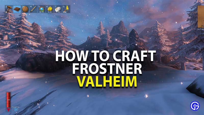 how to craft frostner in valheim