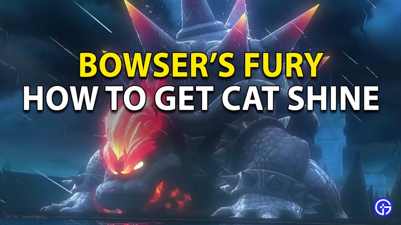 How to get cat shine in Bowser's Fury Pounce Bounce Isle