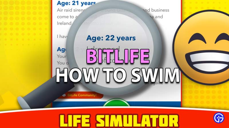Learn how to swim in Bitlife