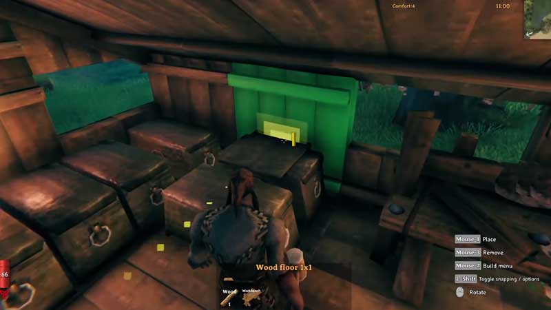 how to stack chests in Valhalla