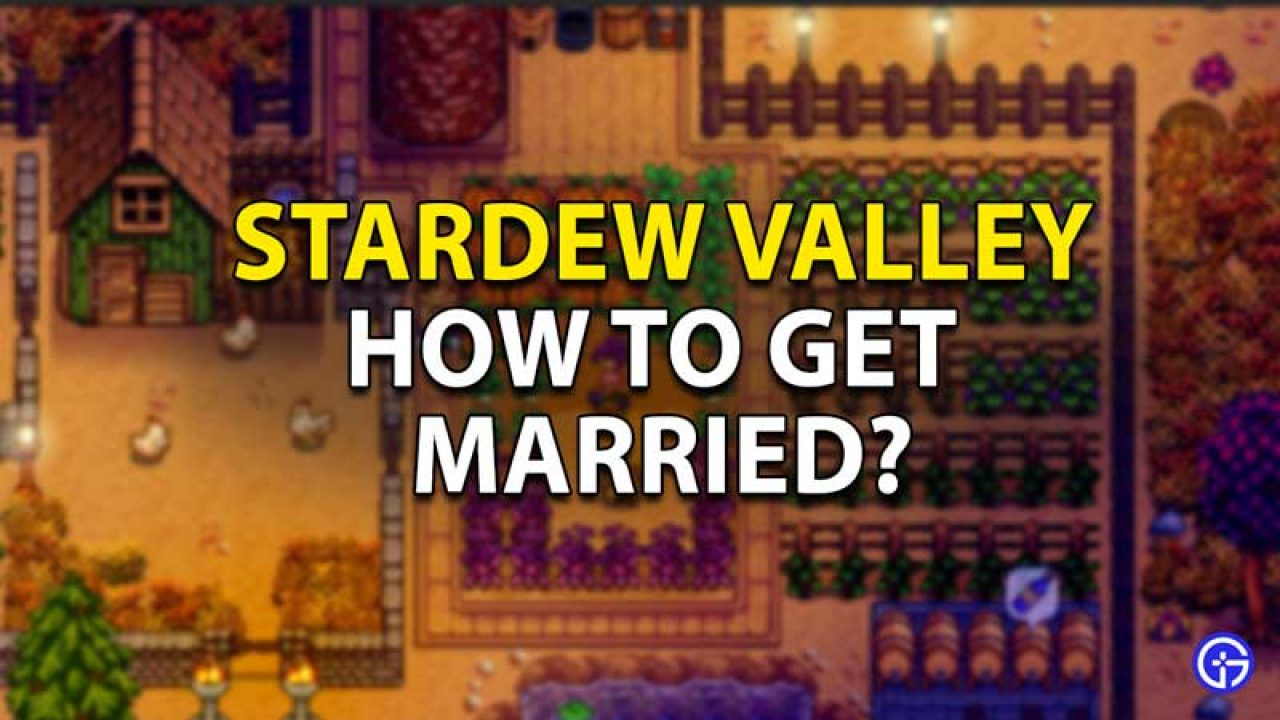 dubbele Verslaggever Kiezelsteen How To Get Married In Stardew Valley | Gamer Tweak