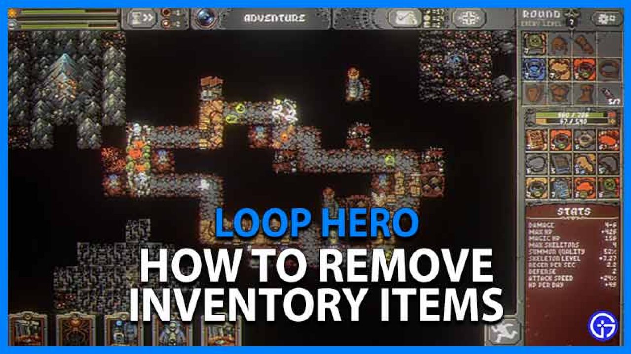Loop Hero How To Remove Delete Inventory Items Gamer Tweak - how to clear inventory on roblox