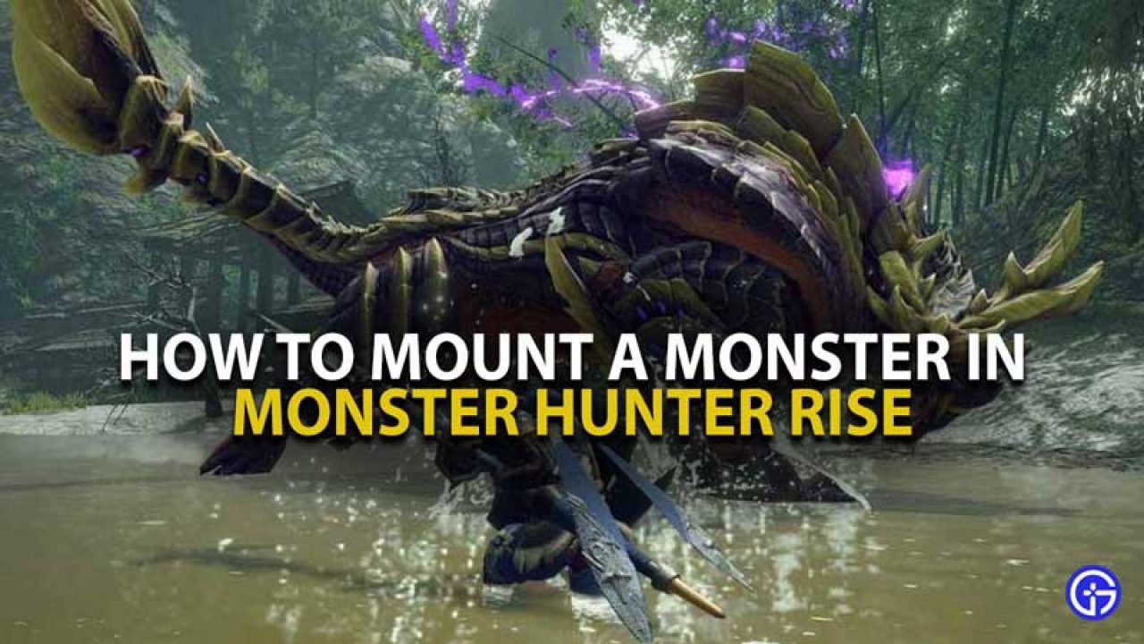 monster hunter how to mount