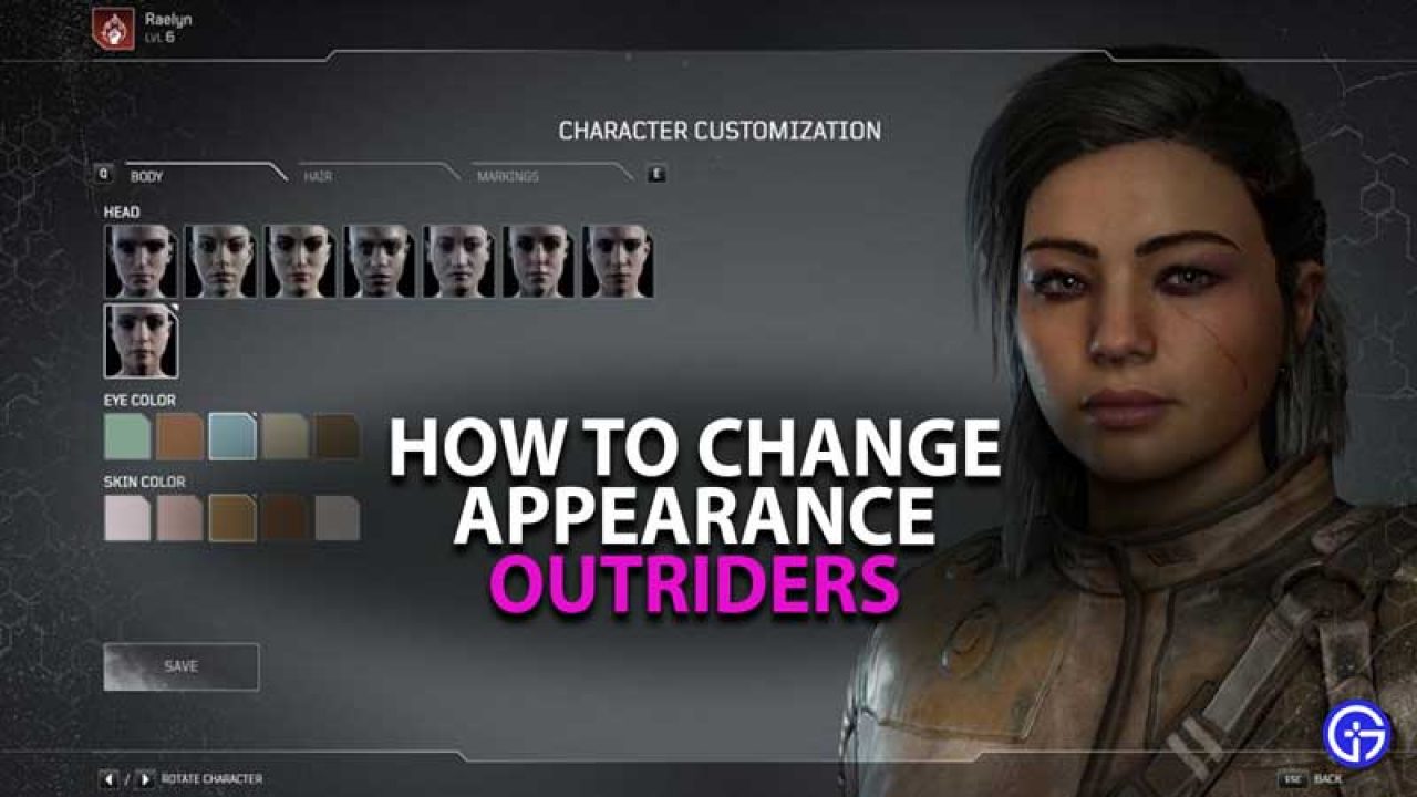 Outriders Customization Guide How To Change Your Appearance - you change your skin color roblox