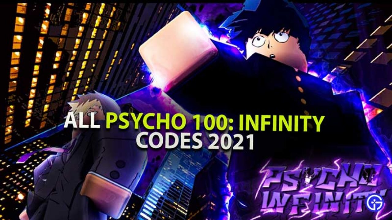 Psycho 100 Infinity Codes List July 2021 Get Free Spins Xp Gems - roblox infinity 2 rpg codes