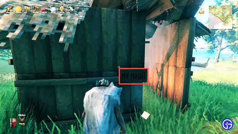 valheim how to write on signs
