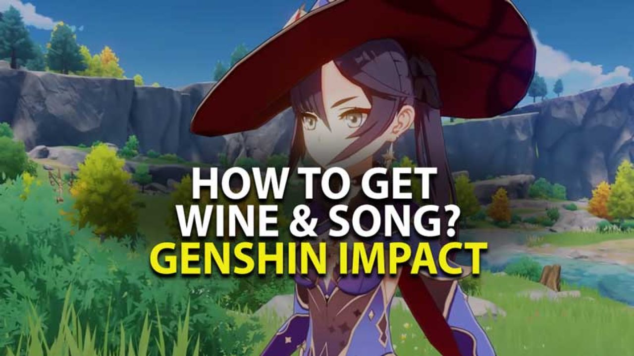How To Unlock Wine And Song In Genshin Impact Ability Material Build - roblox bank tycoon songs