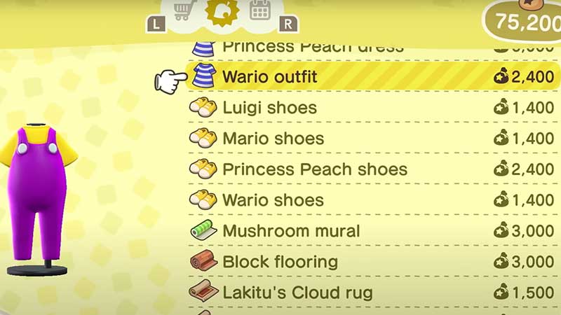 how to get mario items animal crossing new horizons
