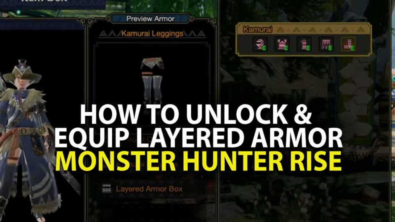 Download How To Unlock Layered Amor In Monster Hunter Rise