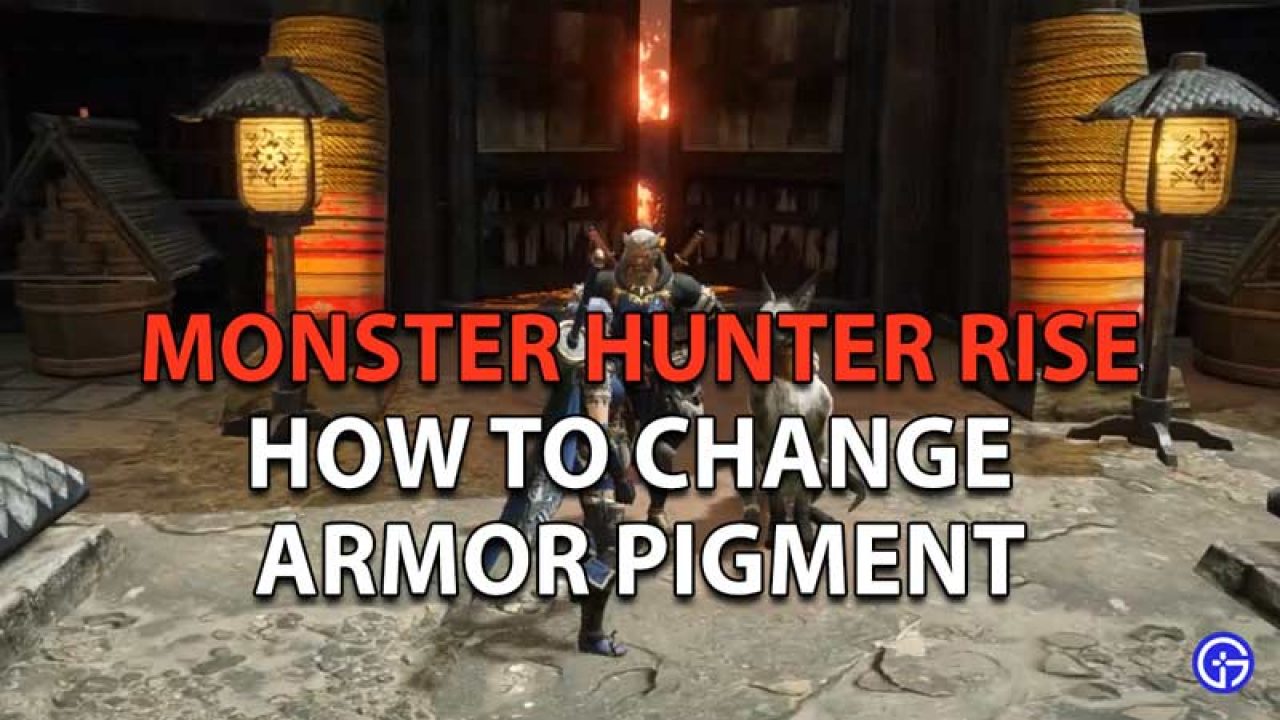 Monster Hunter Rise How To Change Armor Pigment Or Color - color changing rank tag roblox